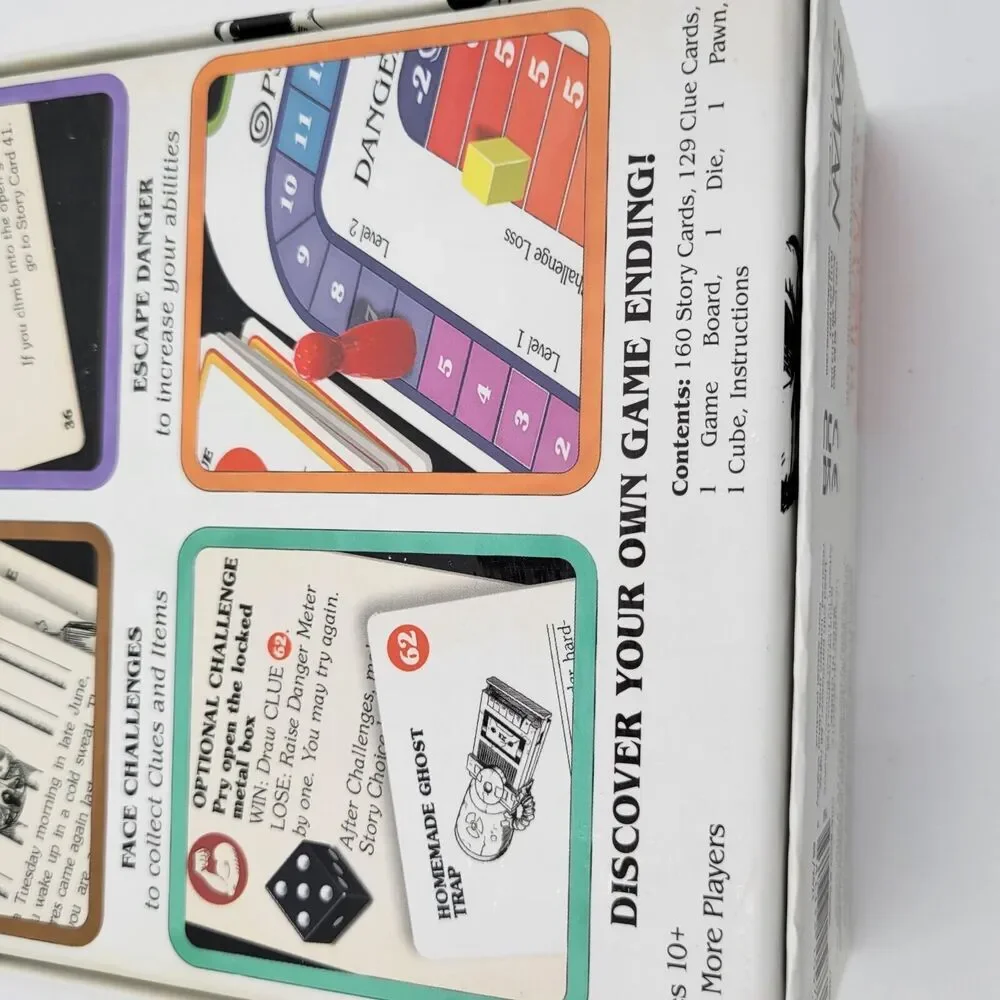 HOUSE of DANGER Choose Your Own Adventure Cooperative Game 100% COMPLETE 2018